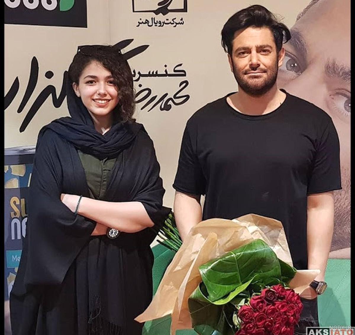 عکسهای محمد گلزار با همسرش