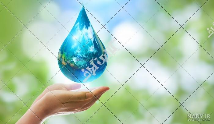 عکس قطره آب زیر میکروسکوپ عکس قطره آب زیر میکروسکوپ