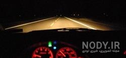 عکس جاده مشهد در شب