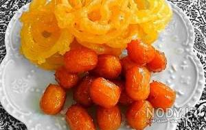 عکس زولبیا و بامیه خانگی عکس زولبیا و بامیه خانگی