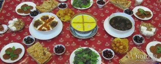 تزیین مرغ برای سفره شام