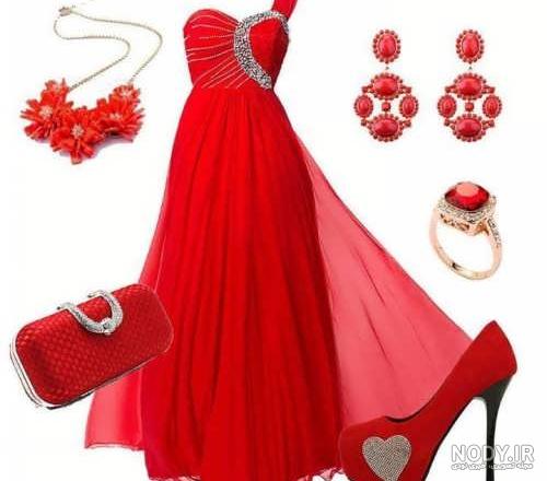 عکس لباس قرمز بچه گانه