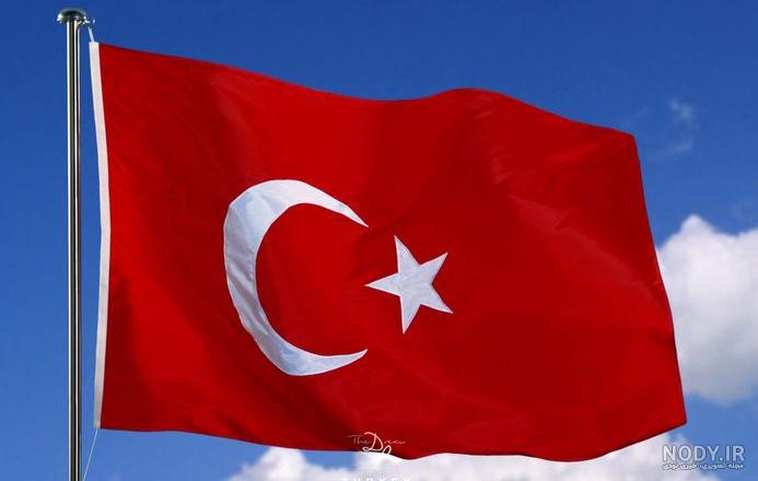 عکس پرچم کشور ترکیه