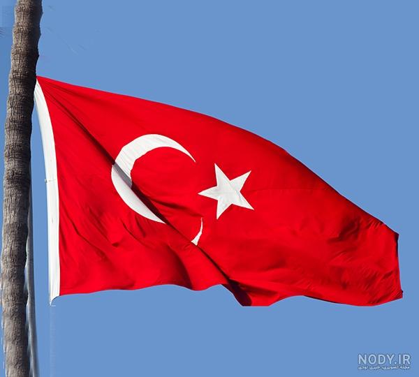 عکس پرچم کشور ترکیه و آذربایجان