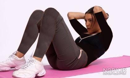 عکس ورزش شکم