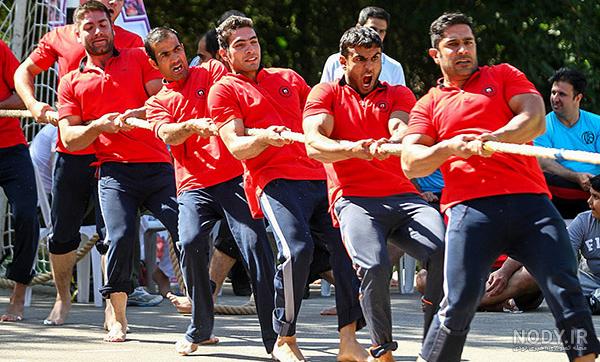 مسابقات طناب کشی بانوان
