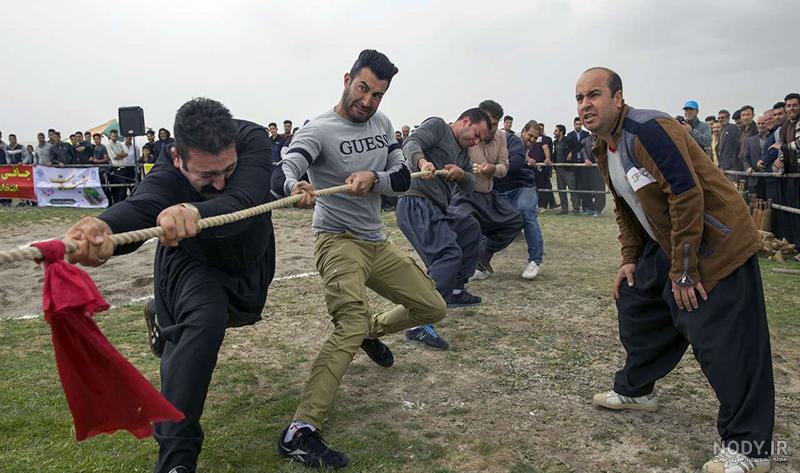 نقاشی طناب کشی ساده
