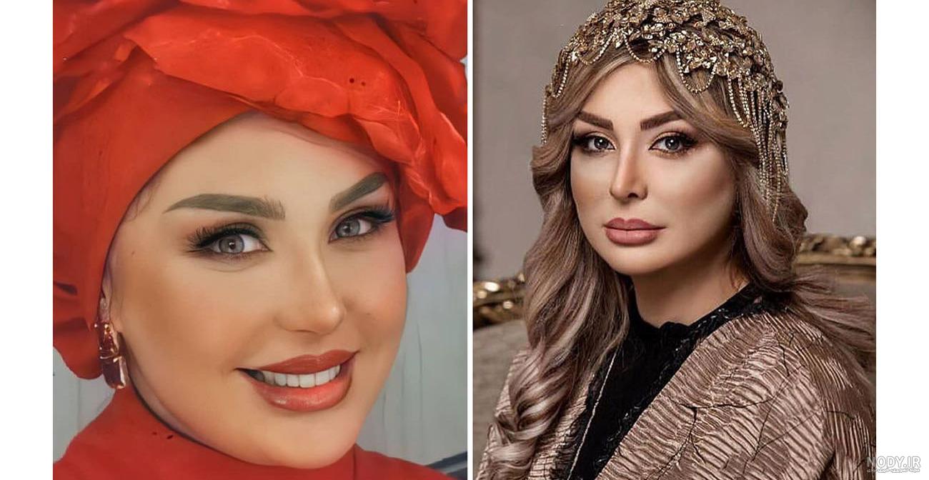 عکس نیوشا ضیغمی با آرایش غلیظ