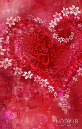  تصویر زمینه قرمز اکلیلی