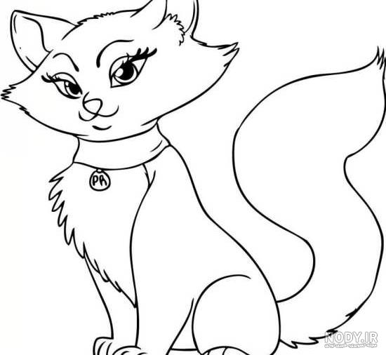 عکس گربه کارتونی برای نقاشی