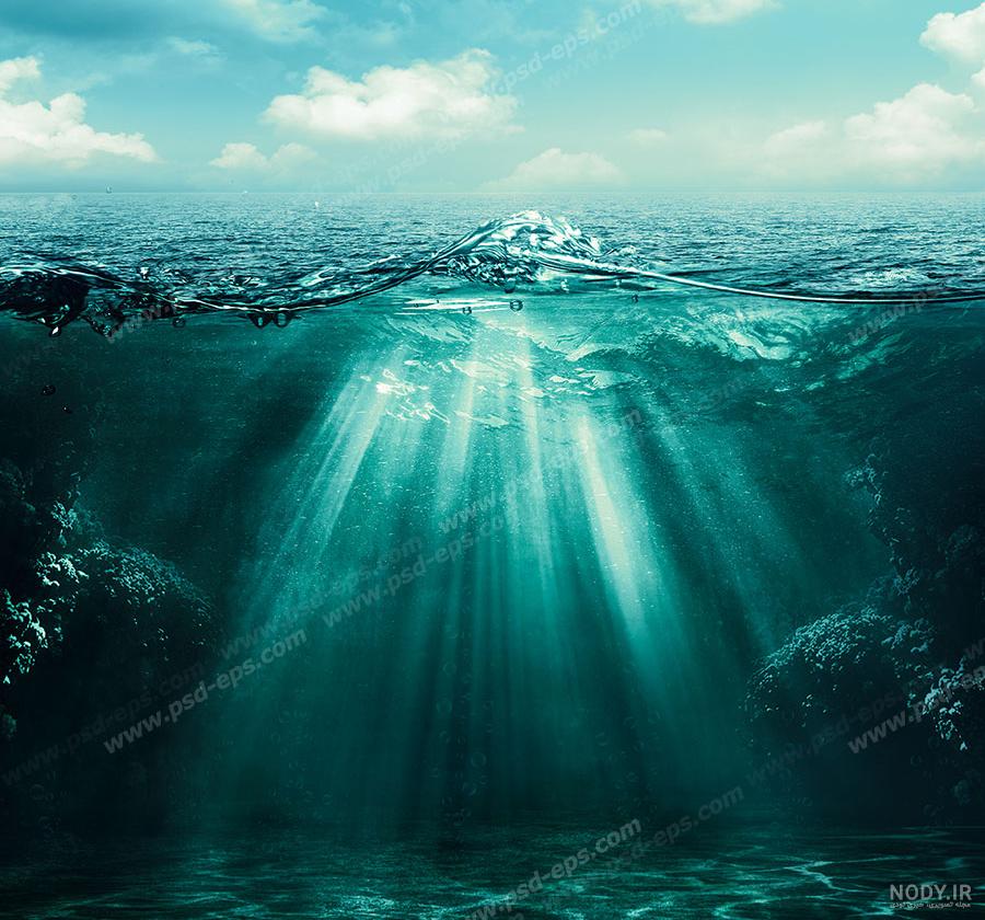 عکس موج دریا واقعی