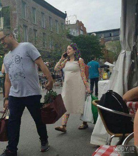 عکس بارداری نگار جواهریان در کانادا