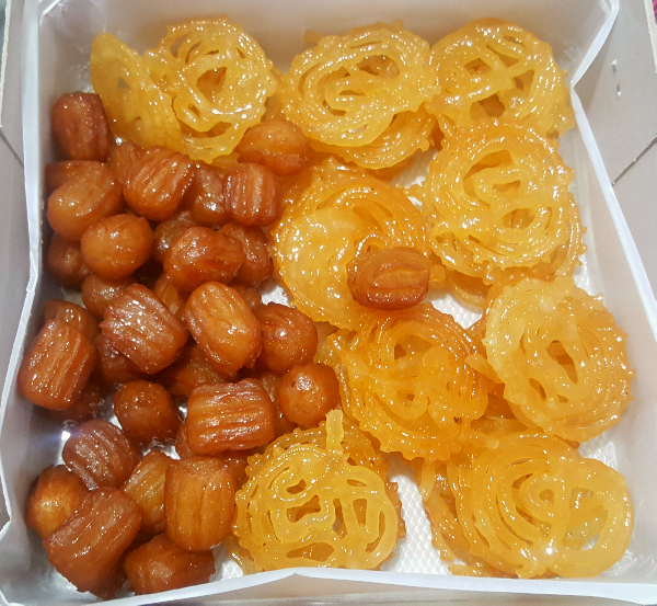 عکس زولبیا بامیه رنگی