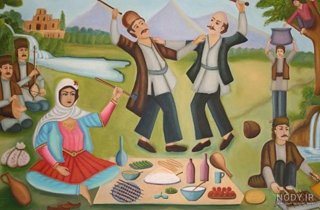 نقاشی سیزده بدر 1400