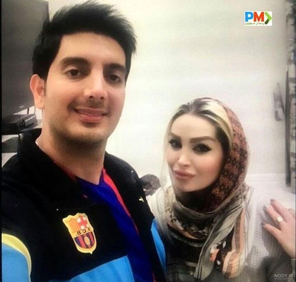 عکس عروسی فرزاد فرزین و همسرش