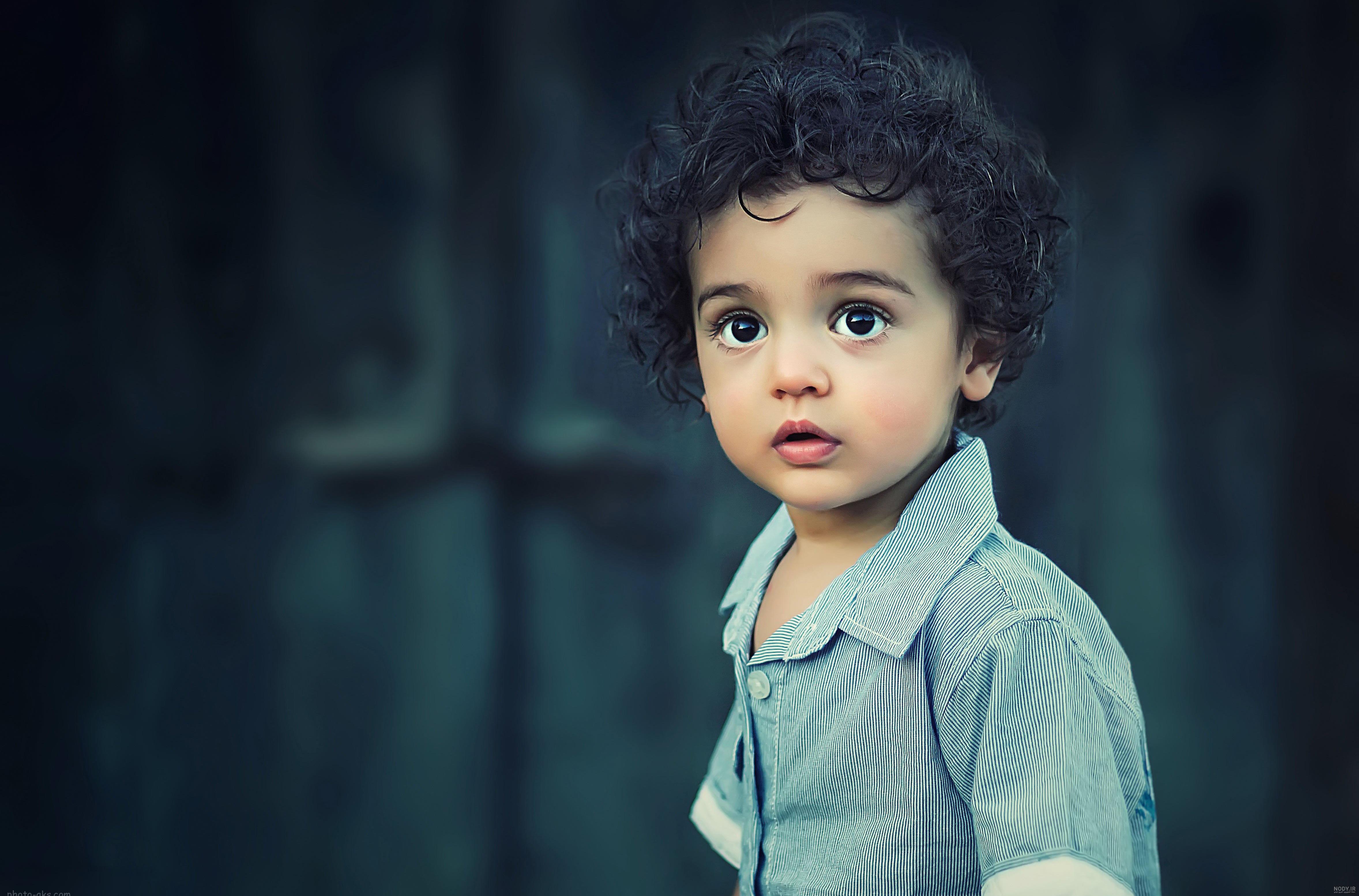 عکس پسر بچه فرفری
