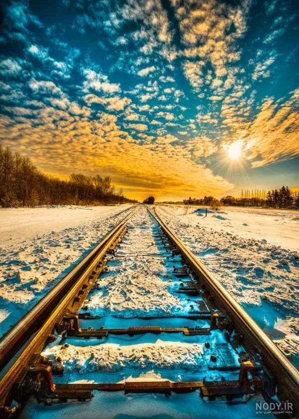 عکس زیبایی آبی