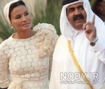 عکس امیر قطر و همسر ایرانیش عکس امیر قطر و همسر ایرانیش