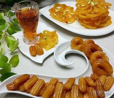 طرز تهیه زولبیا با نشاسته ذرت