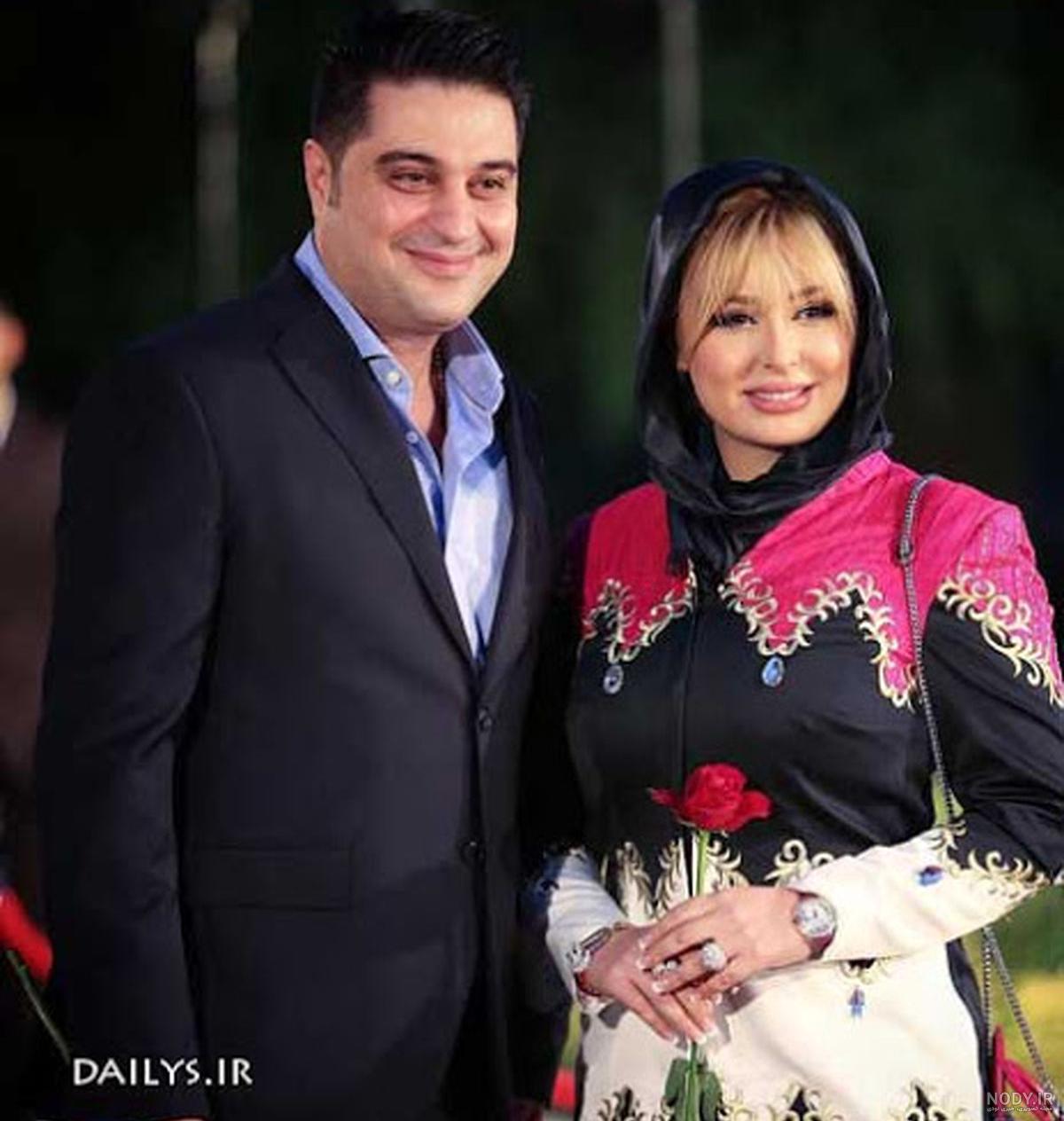 عکس نیوشا ضیغمی و همسرش در خارج از کشور
