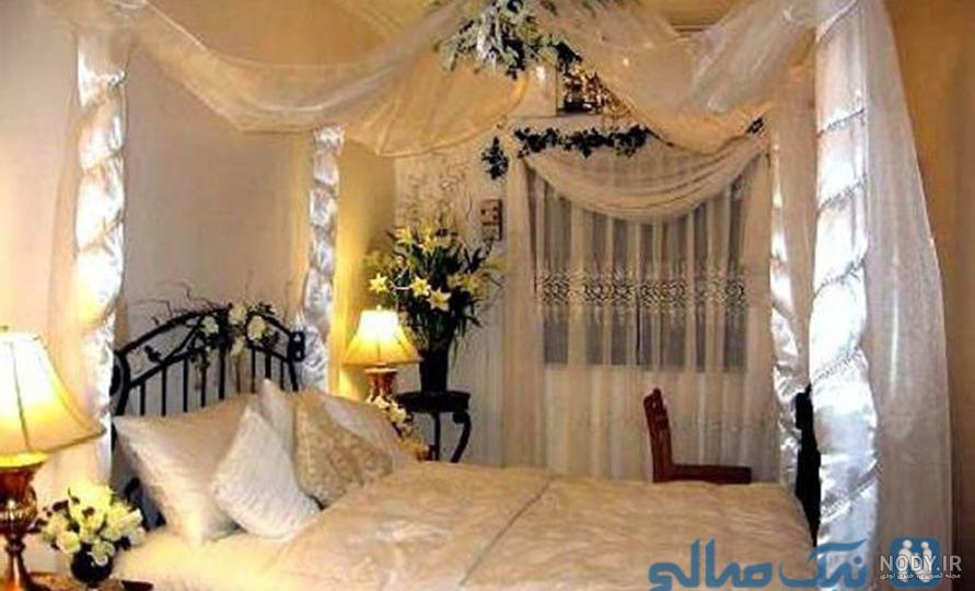 عکس عروس داماد در حال خواب