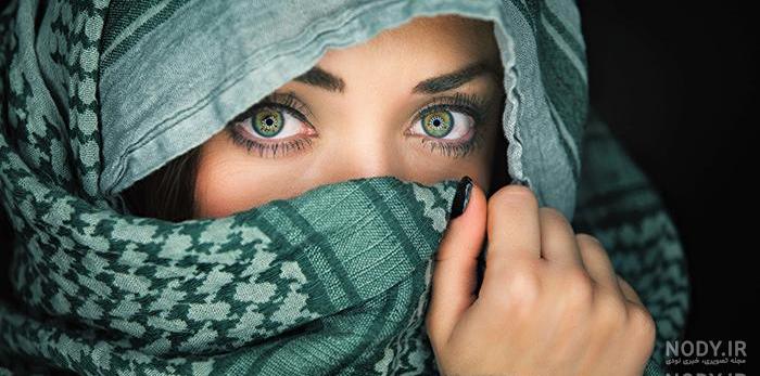عکس دختر چشم سبز