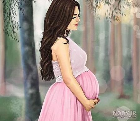 عکس بارداری با همسر