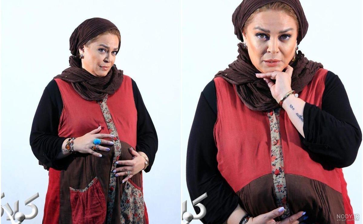 ژست عکس بارداری خارجی