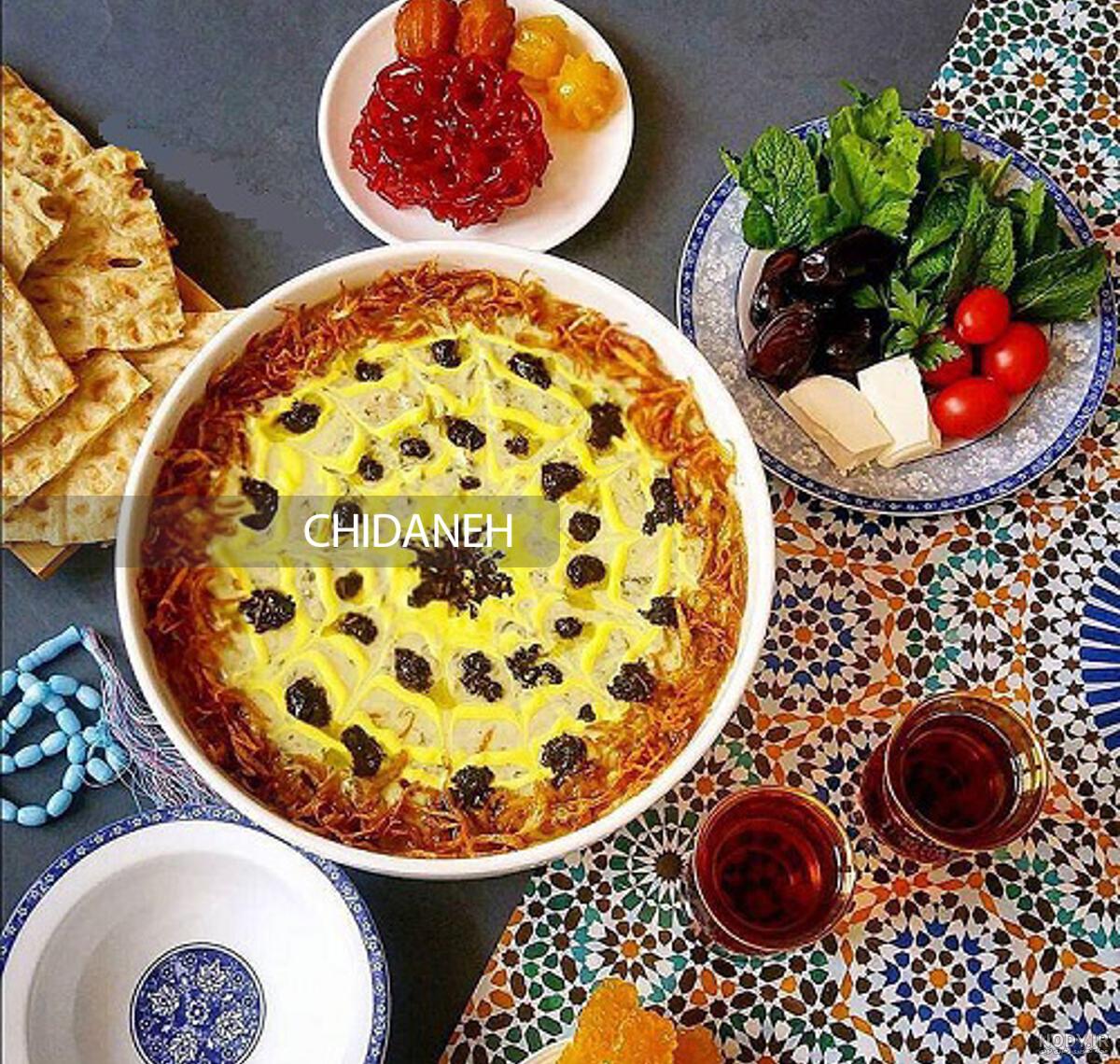 سفره افطاری ساده و شیک