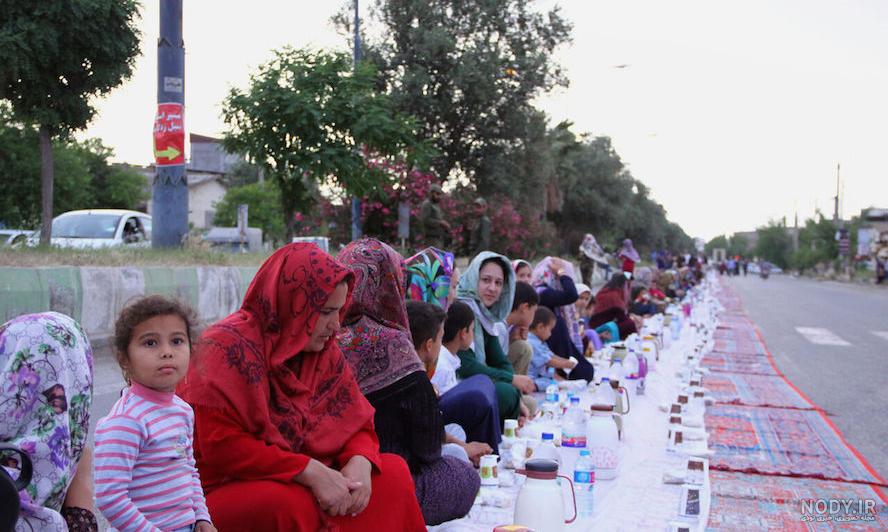 عکس سفره افطار ایرانی