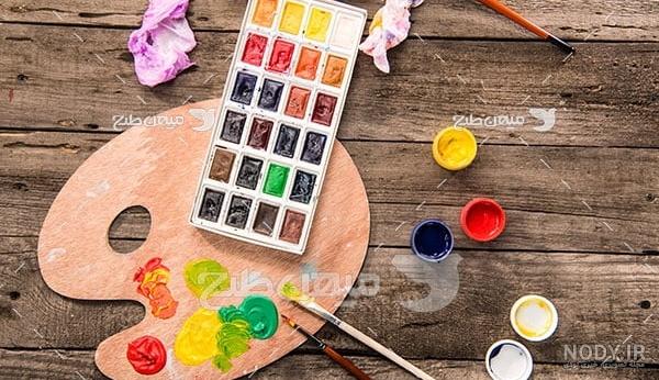 عکس نقاشی گل