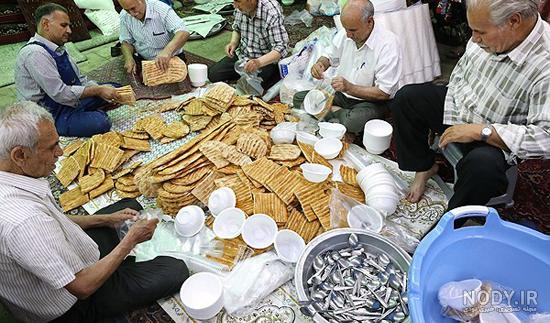 عکس سفره های افطاری