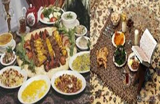 عکس سفره های افطاری ساده عکس سفره های افطاری ساده
