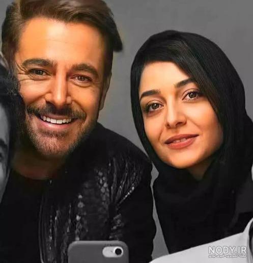 محمدرضا گلزار و همسرش و فرزندش