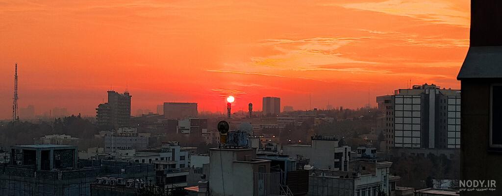 عکس های آلودگی هوا در تهران