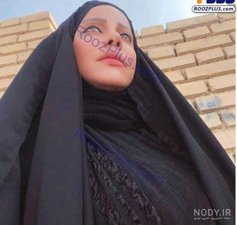 عکس زن زیبای چادری