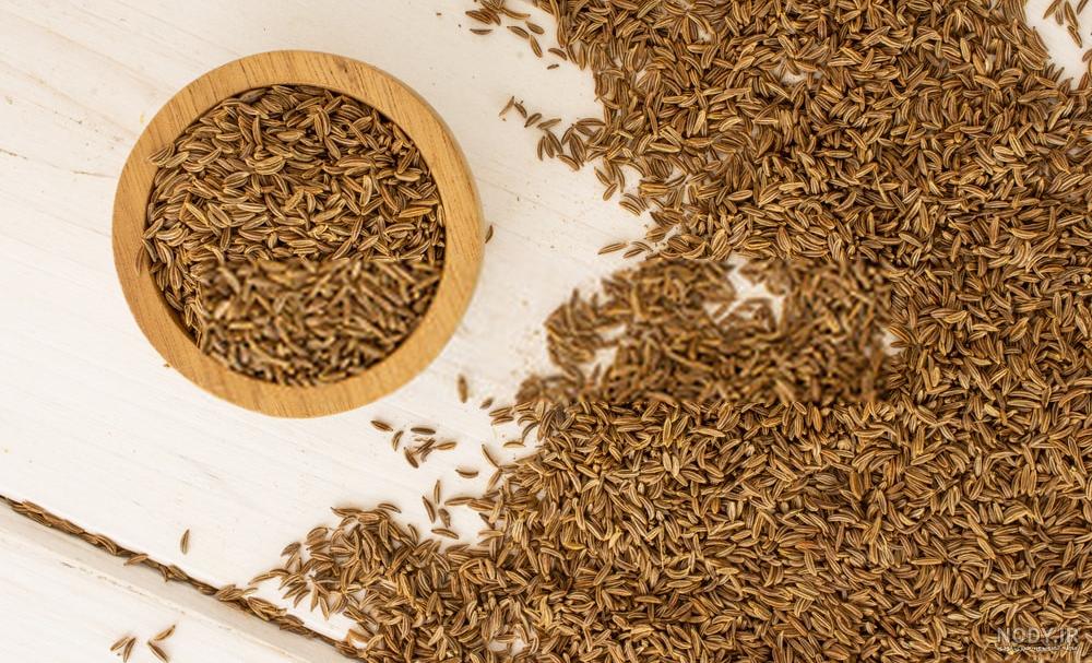 عکس زیره سبز و سیاه