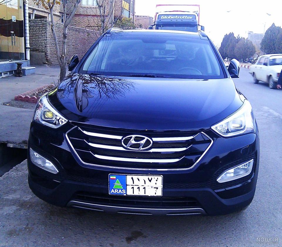 عکس سانتافه ۲۰۱۷ مشکی عکس سانتافه ۲۰۱۷ مشکی