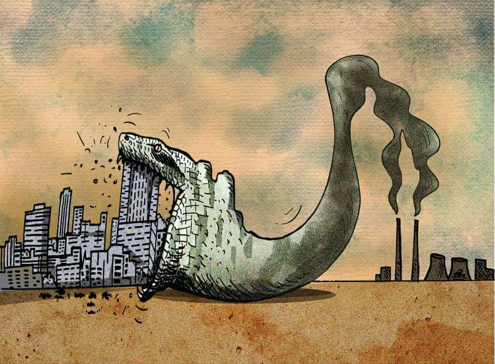 عکس نقاشی درباره الودگی هوا