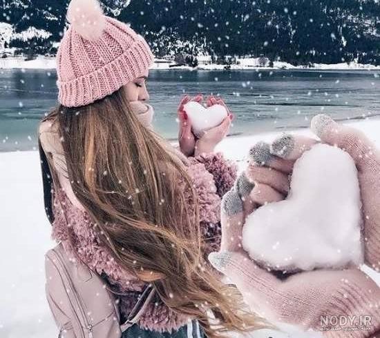 عکس فیک دخترونه برف