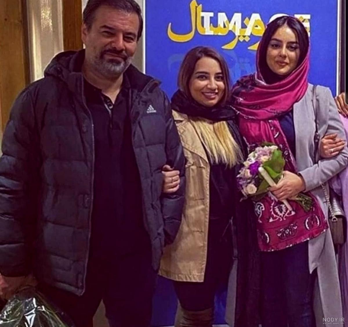 عکس های مهراب خسته صدا با دوست دخترش