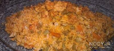 عکس لوبیا پلو با گوشت