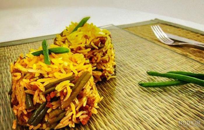 عکس لوبیا پلو خانگی