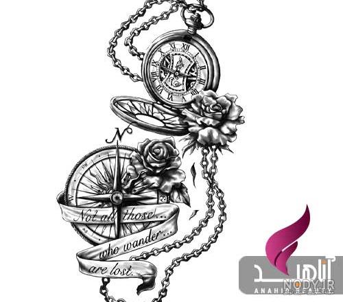 طرح تاتو بدن مردانه جدید