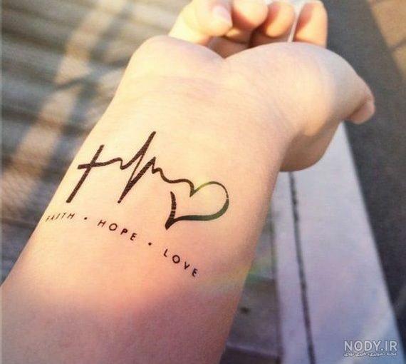 طرح تاتو نوشته