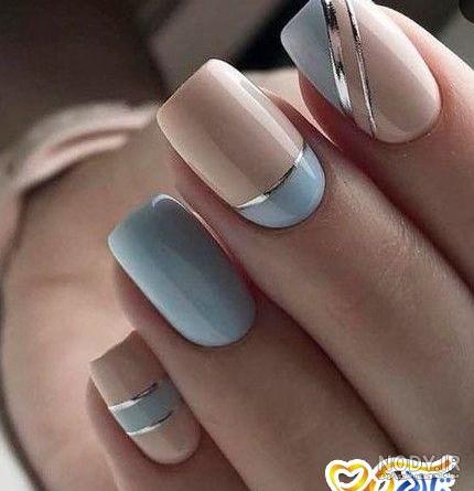 طرح های ناخن ساده