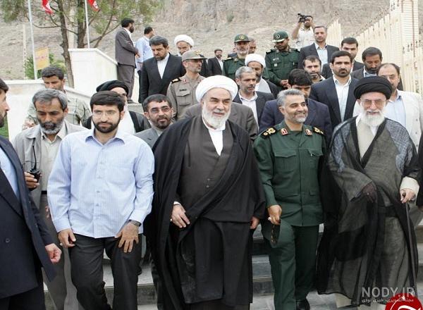 عکس حاج قاسم و مقام معظم رهبری