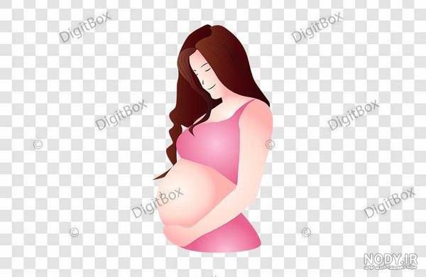 عکس زن باردار در حال درد