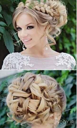 عکس مدل مو باز عروس در اینستا