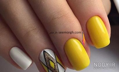مدل لاک ناخن کوتاه دخترانه ساده